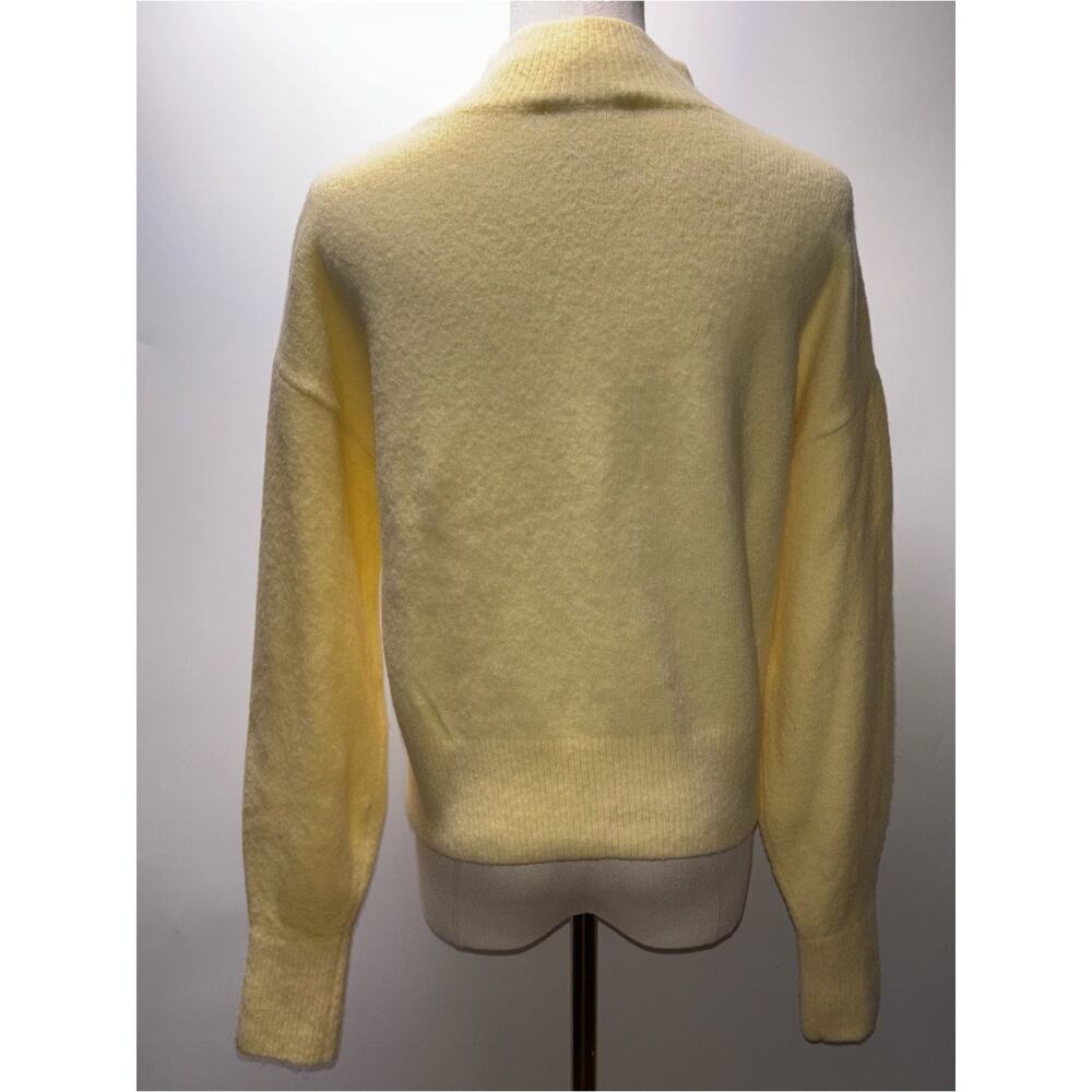 & Other Stories Light Yellow Mock Turtleneck Sweater Size XS - Picture 4 of 10